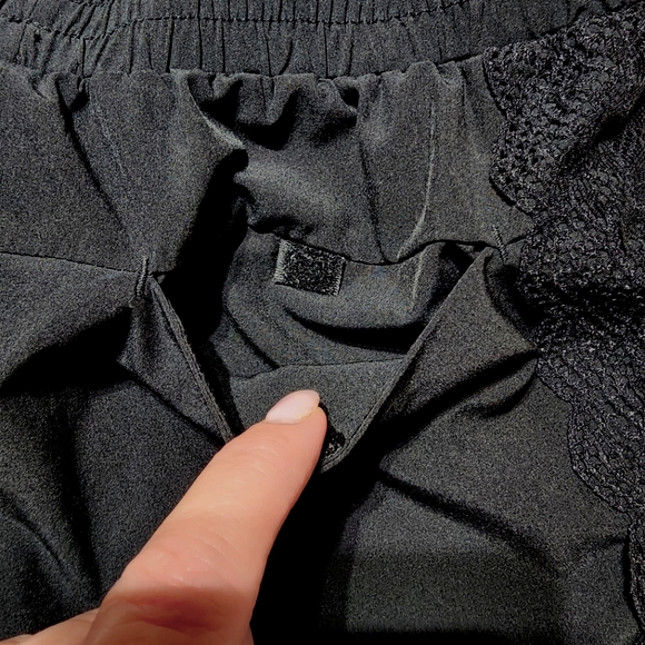 Fabletics Black Shorts with Side Lace - Picture 3 of 9